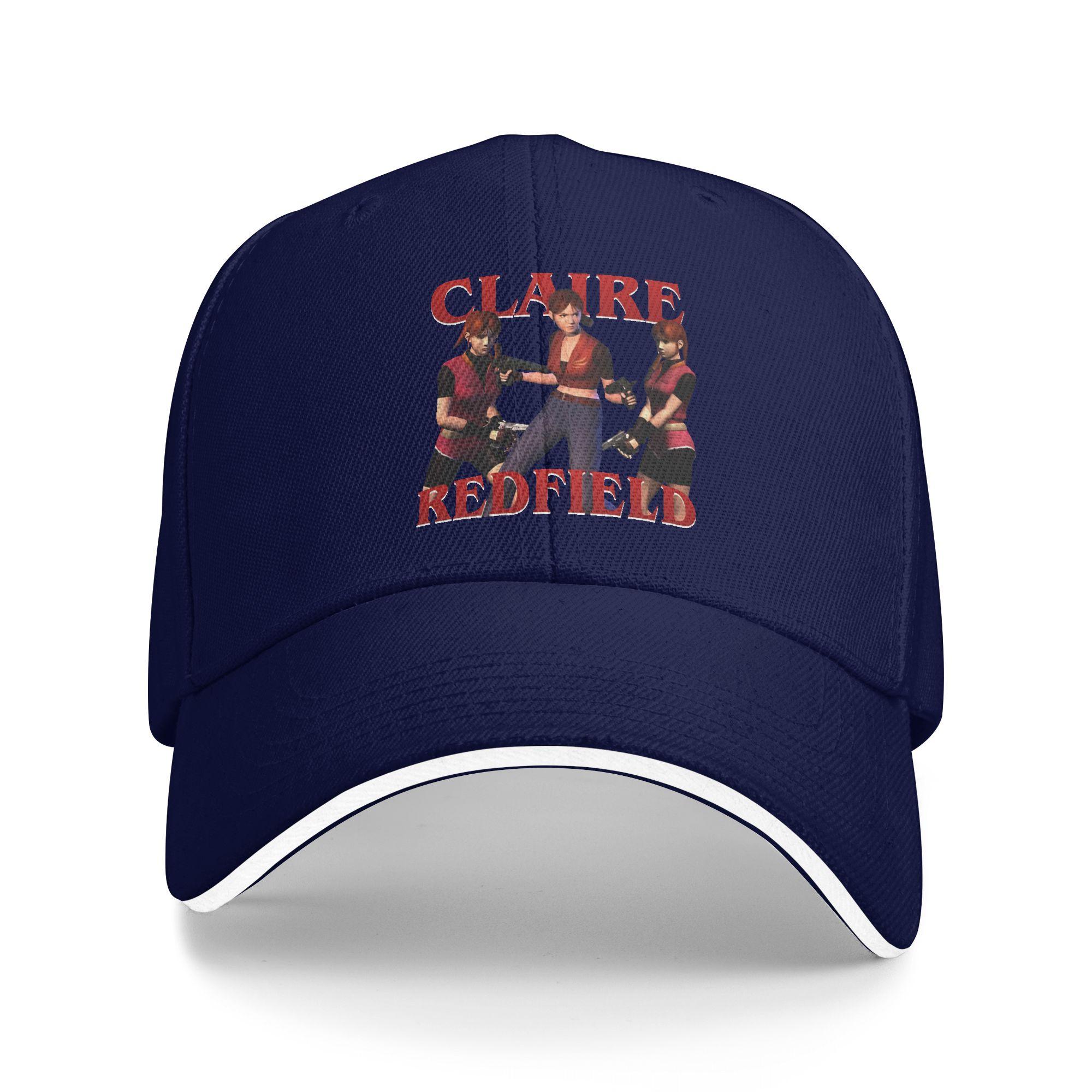 

Residents Evils Claire Redfield Sun Baseball Cap Summer Couple Women Custom Trucker Hat Y2k Retro Outdoor Sports Baseball Caps As Picture темно-синього кольору