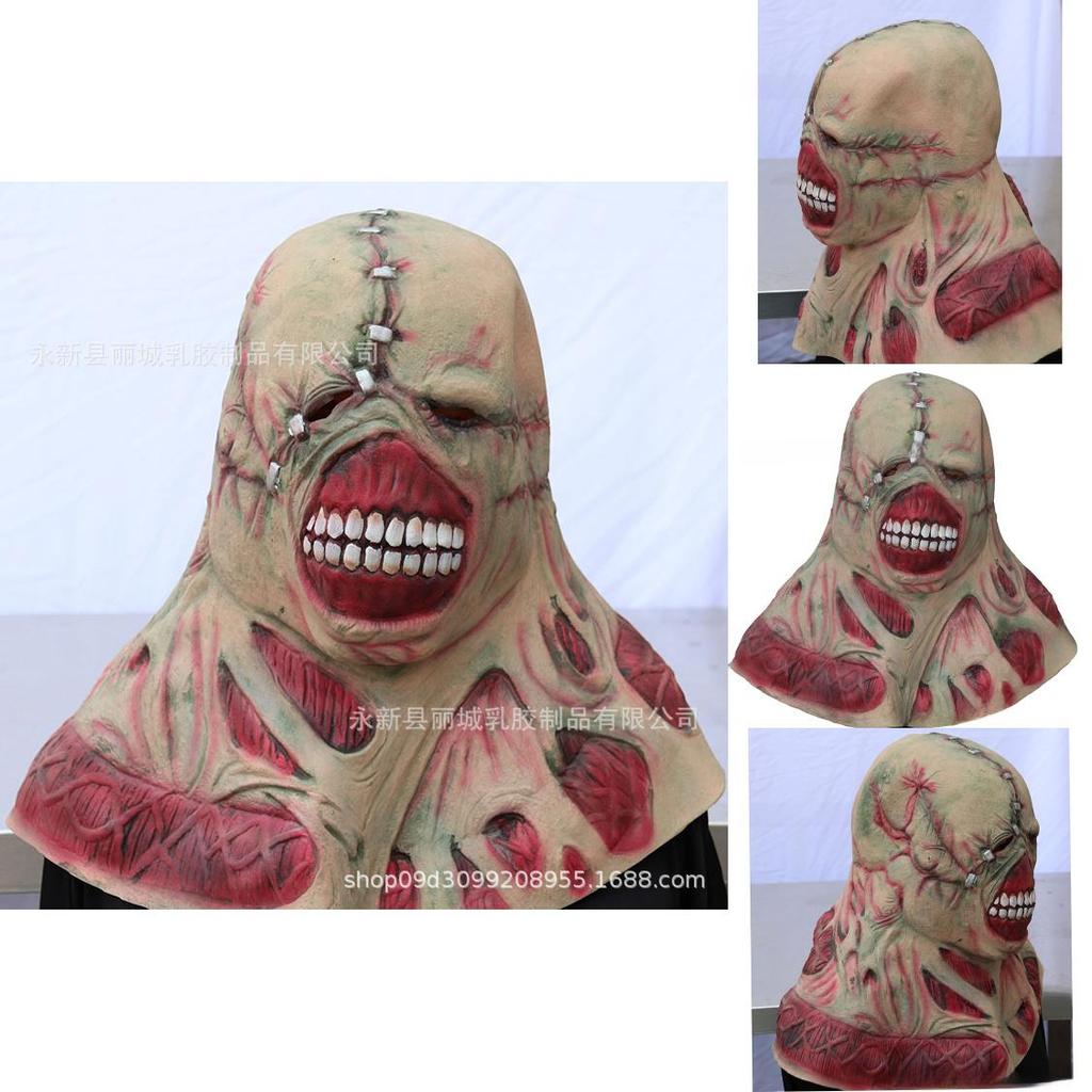 Halloween Spookhuis Latex Volgelaatsmasker Voor Feest- En Kostuumplezier
