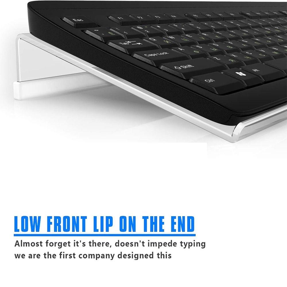 Ergonomic Design Acrylic Keyboard Stand Clear Keyboard Tray Computer Keyboard Holder  Home