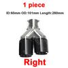 1 Piece ER Car Universal Angle Adjustable Double Outlet Real Carbon Fibre Exhaust Tip Straight Edge Muffler Tip For Modified