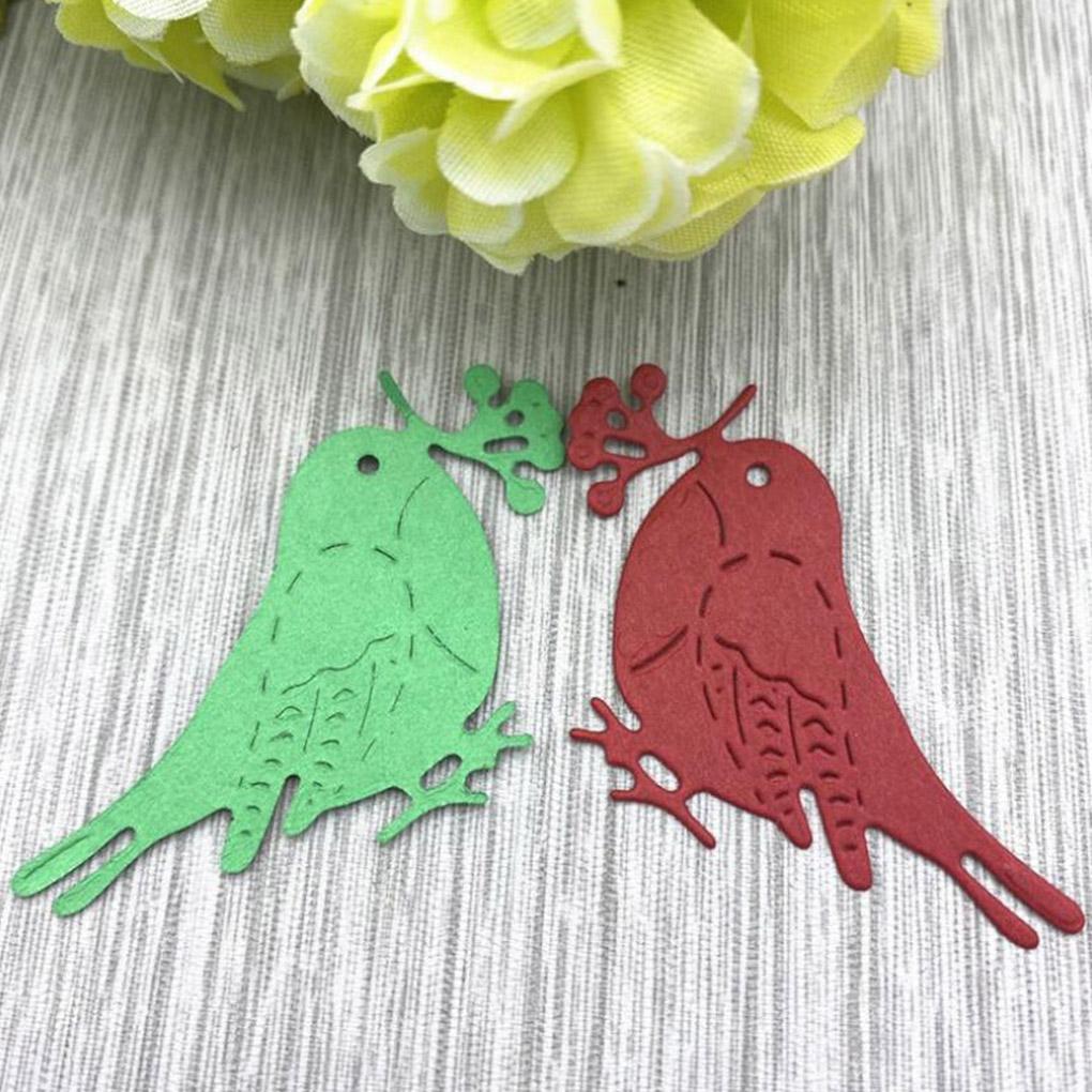 Prägeform aus Kohlenstoffstahl Vogelform Kartenschablone Bastelstanzform DIY Papier Scrapbooking Werkzeug