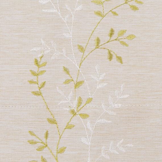 Nitori Elena Blackout Level Set of NITORI 7330408 Curtains, 3, 100x135cm, 2, Yellow-Green,