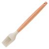 Detachable Silicone Basting Brush For Baking BBQ Oil Application Food Grade Heat Resistant Pastry Brush With Wooden Handle
