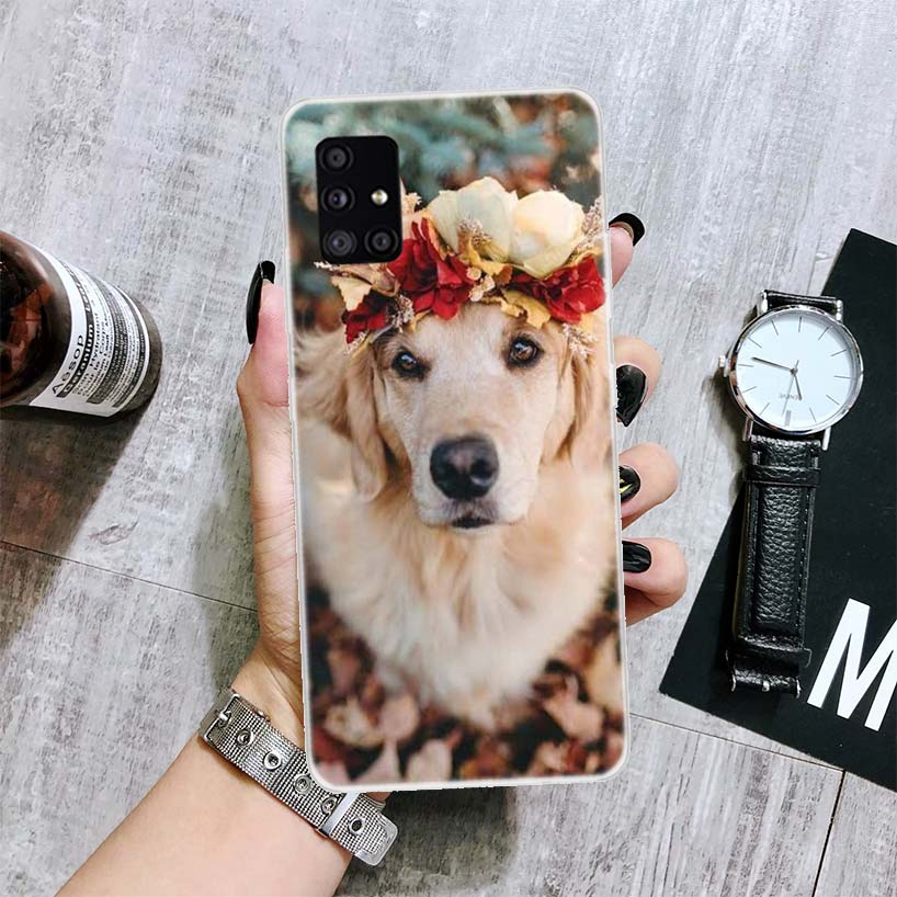 

Чехол для телефона с лабрадором-ретривером для Samsung Galaxy A12 A22 A32 A42 A52 A72 A51 A71 5G A41 A31 A21 A02S M12 M21 M31 M30S Samsung A71 5G