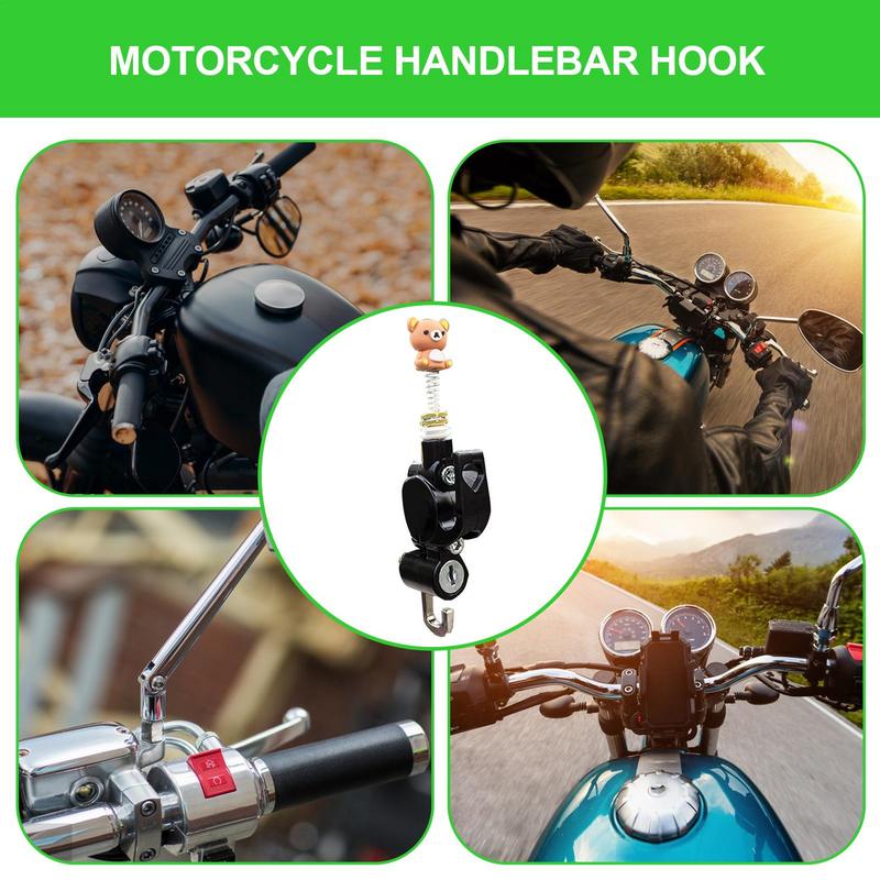 Motorcycle Anti-Theft Security Lock Anti-Theft Safety Lock Hook Luggage Hanger Riding Accessories Handlebar Installation