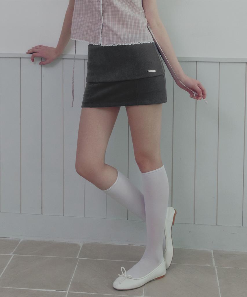 Teuwi Bonir Folding Mini Skirt