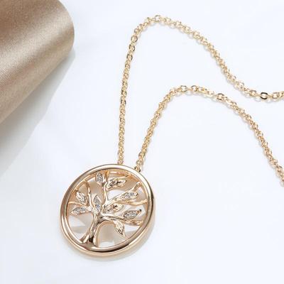 Collana Kinel con ciondolo albero della vita in oro rosa
