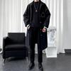 ROMON Men's Mid-Length Trench Coat