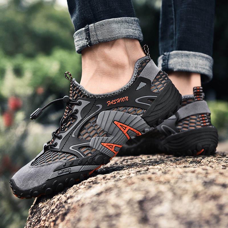 Plus Size 38-48 Verano Hombre Zapatillas zapatillas zapatos de senderismo  ligeros transpirables baloncesto Zapatillas de running Desodorante Zapatos  de malla impermeables comprar a buen precio — entrega gratuita, reseñas  reales con fotos — Joom