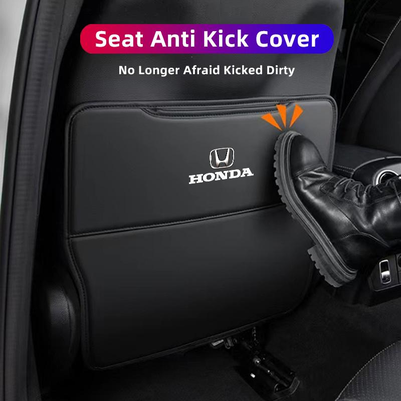 Leather Car Seat Protection Pads Pocket Storage Mat For Honda Civic Accord Crosstour Spirior Odyssey Avancier UR-V Sienna CR-Z IH6