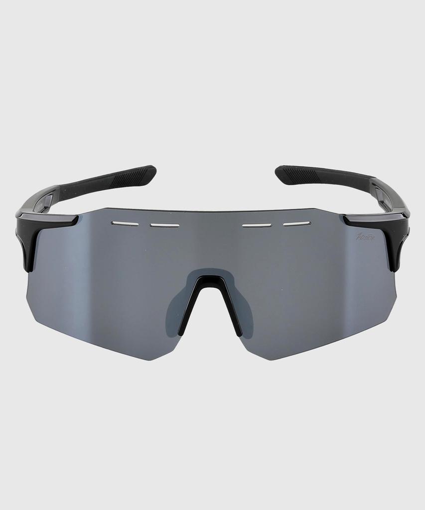 Tuditeo Nus Goggles Uv Protection Athletic Sunglasses C1 Silver/Black Frame