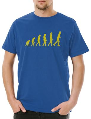 Inline Skates Evolution Herren T-Shirt Mens Womens Tees Top Skater Sport Sports Skater Inline-Skater