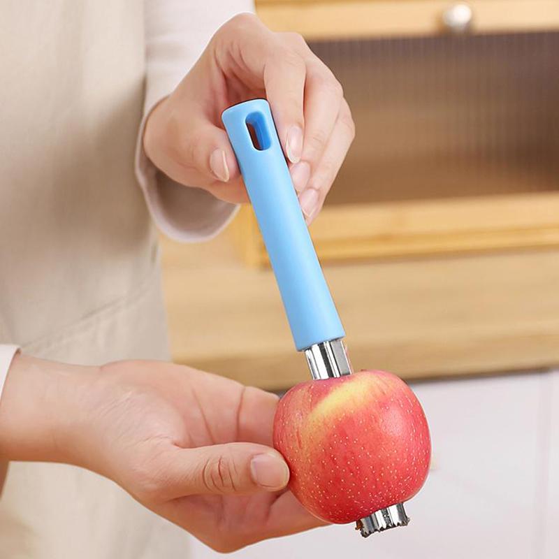 1 ks Nerezový odpeckovač ovoce Datle Třešně Hrušky Odpeckovač Odstraňovač Semínek Ovoce Kráječ Nůž Nástroje na Ovoce a Zeleninu