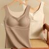Antistatic Thermal Underwear Slim Fit Bottoming Shirt Women Seamless Thermal Vest  Autumn Winter