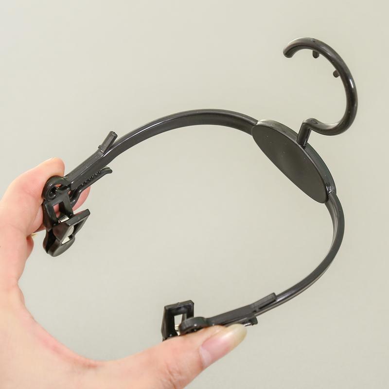 Soft Rubber Lingerie Hanger with Clips for Bras and Panties