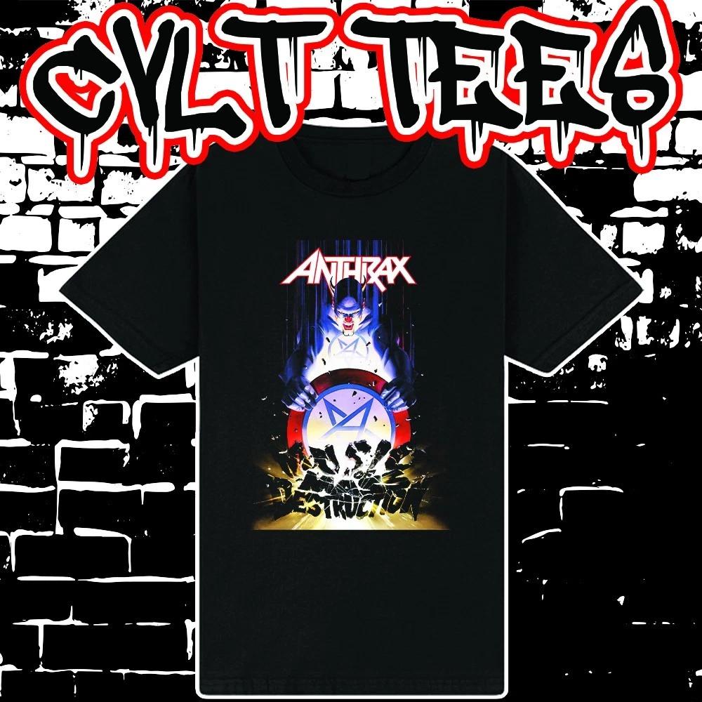 Men s and Women s T-shirts Anthrax Music of Mass Destruction style Tee ~ 100% Cotton XXXL