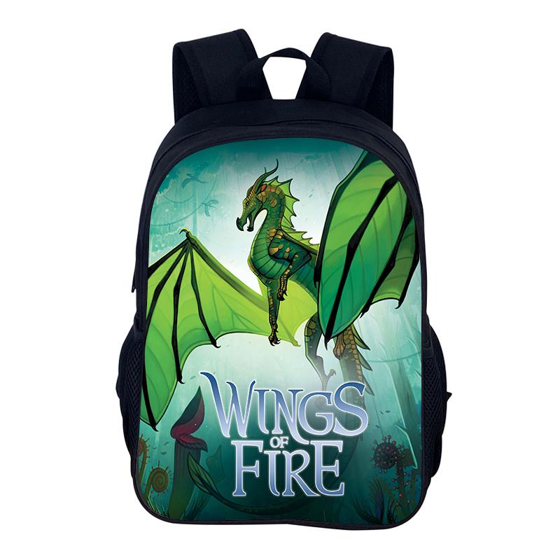 Mochila Kinder Tasche Wings of Fire Rucksack Schule Schüler Taschen Reißverschluss Buchtaschen Wings of Fire Laptop Kindergeburtstagsgeschenk