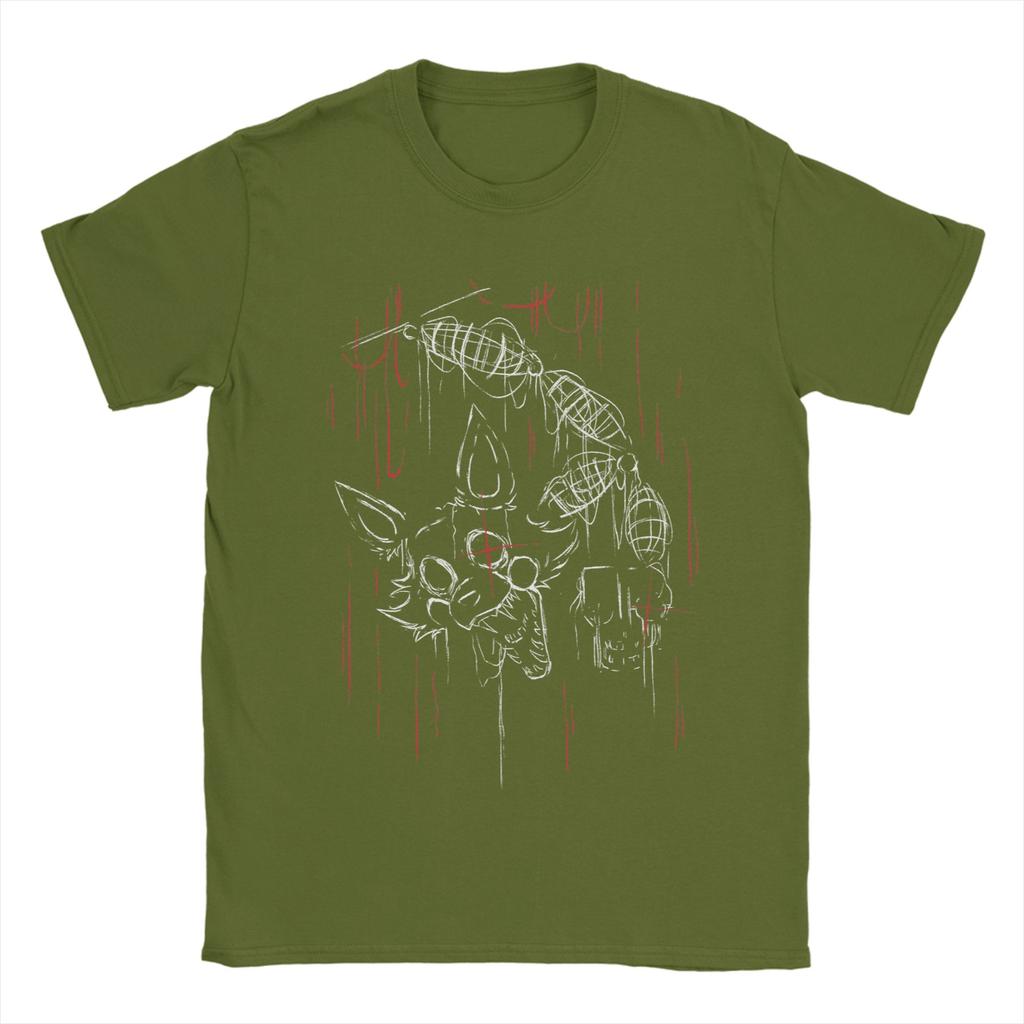 Mangle Freddyed Bonnie Spiel T-Shirts Herren Neuheit Reines Baumwoll-T-Shirts Rundhals Kurzarm T-Shirts Geschenk Oberteile