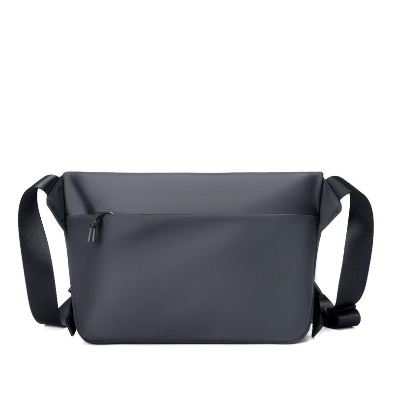 New GOLF Textile, Synthetic Leather Messenger Bag, Crossbody Bag Men's Black D241878