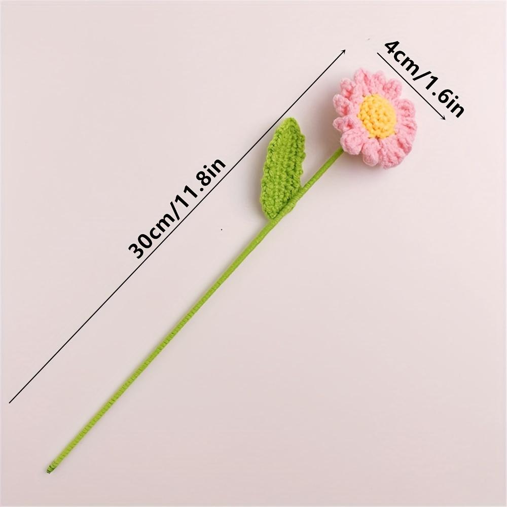 6 Stück Nachahmung Handgewebte Gänseblümchen: Haus, Büro Mehrzweckdekoration, Charmante Dekoration, Weihnachten, Künstliche Blume Geschenk