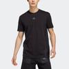 Adidas Solid Color Logo Round Neck Short Sleeve T-Shirt Men Tops Black IC9723
