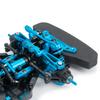 1/10 Tamiya TT02 Chassis Frame Metal&Plastic  Frame Kit for TT02 with Wheels Shock Absorbers RC Drift Car Upgrade Parts