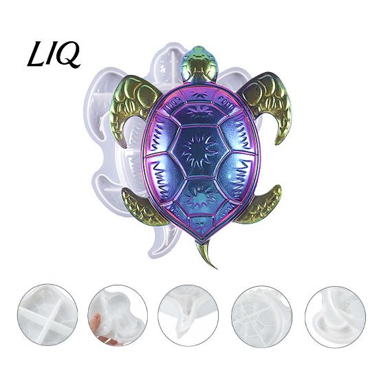 Resin Art Casting Mold Large Sea Turtle Mold, 3D Silicone for Epoxy Casting, Detailed Marine High Quality Animal Molds Wall Hanging Decoration,