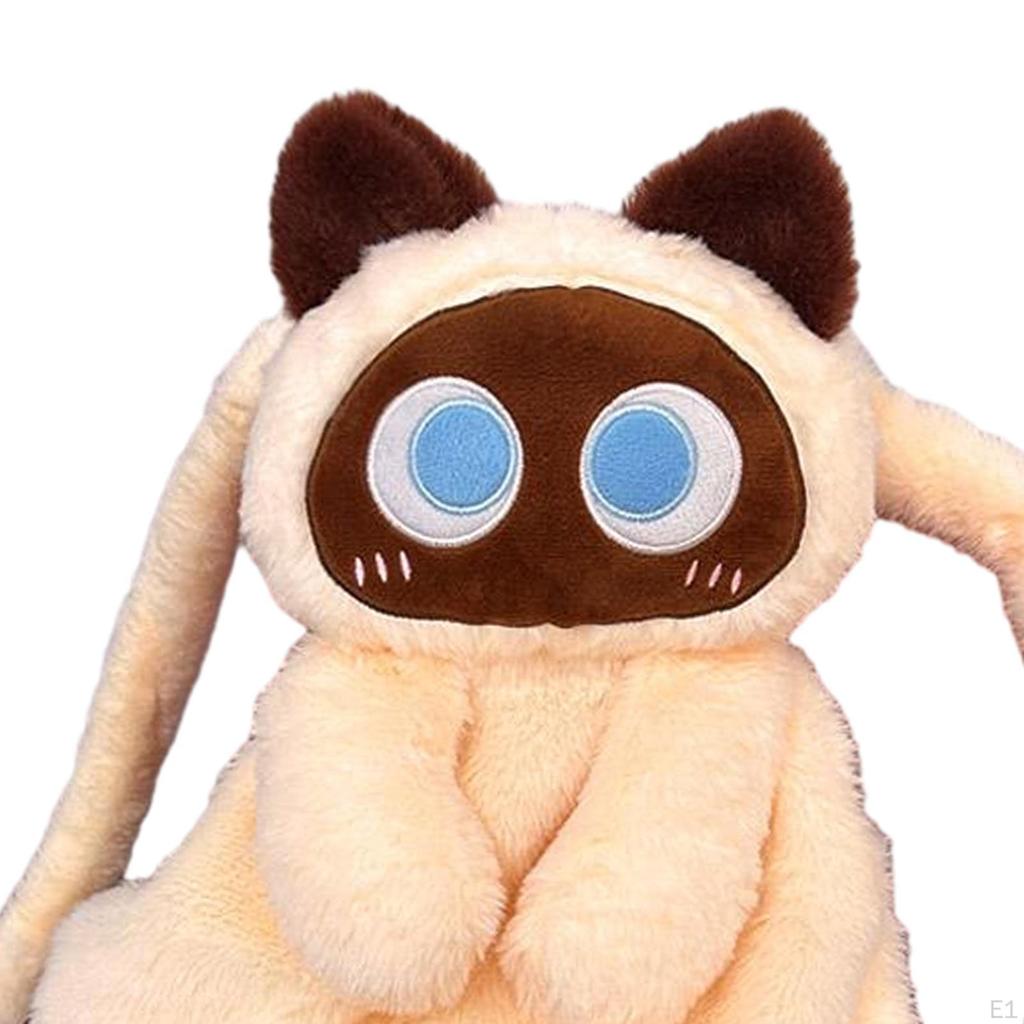 Cute Plush Animal Cat Backpack Bookbag Travel with Adjustable Straps Soft School Bag