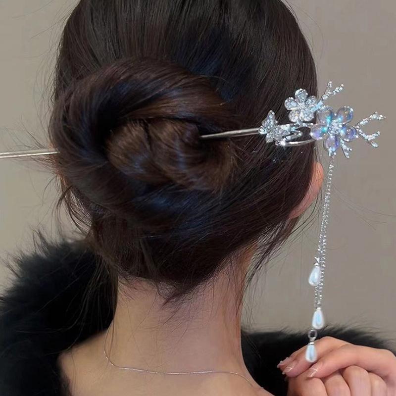 Vintage Chinese Style Hairpins Handmade Hair Sticks For Women Girls Exquisite Hair Fork Versatile Hair Accessories Gifts
