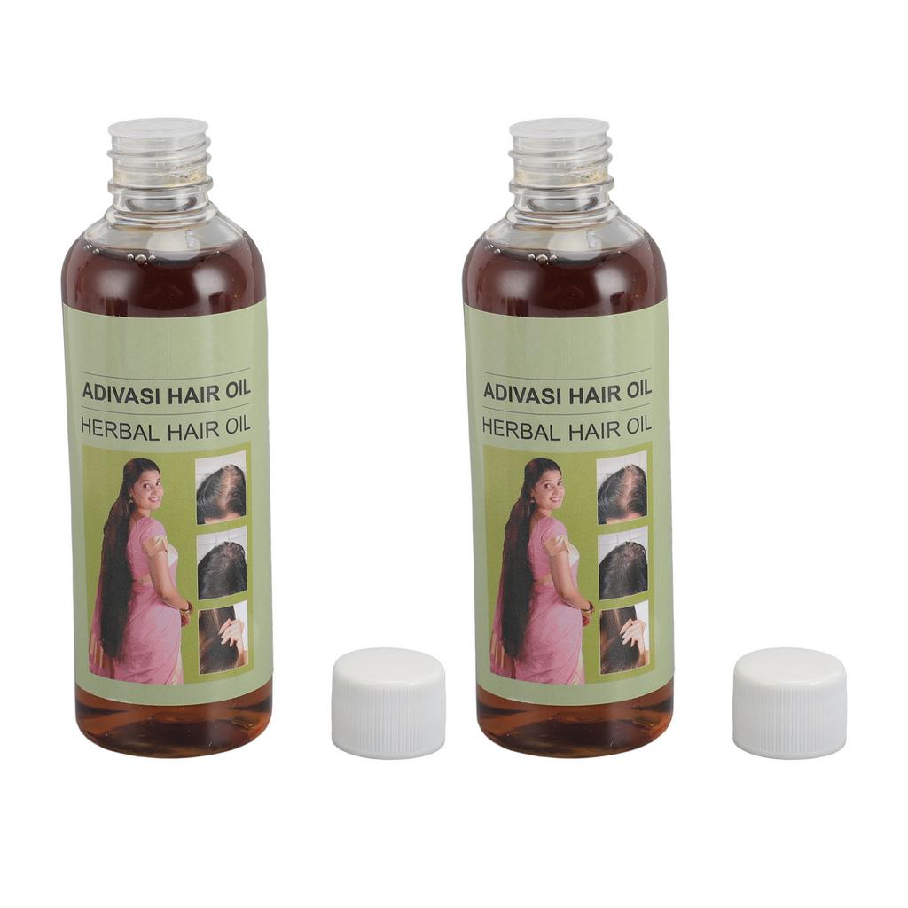 2pcs Herbal Hair Oil 100ml Cleaning Repairing Moisturizing Nourishing Pure Herbal Hair Growth Oil