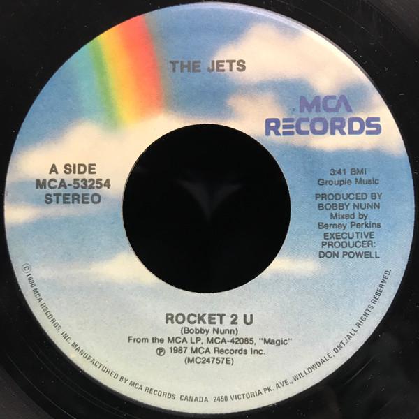 

7inch Record JETS Rocket 2 U MCA53254 MCA 1988 Canada Dance Electronica Used