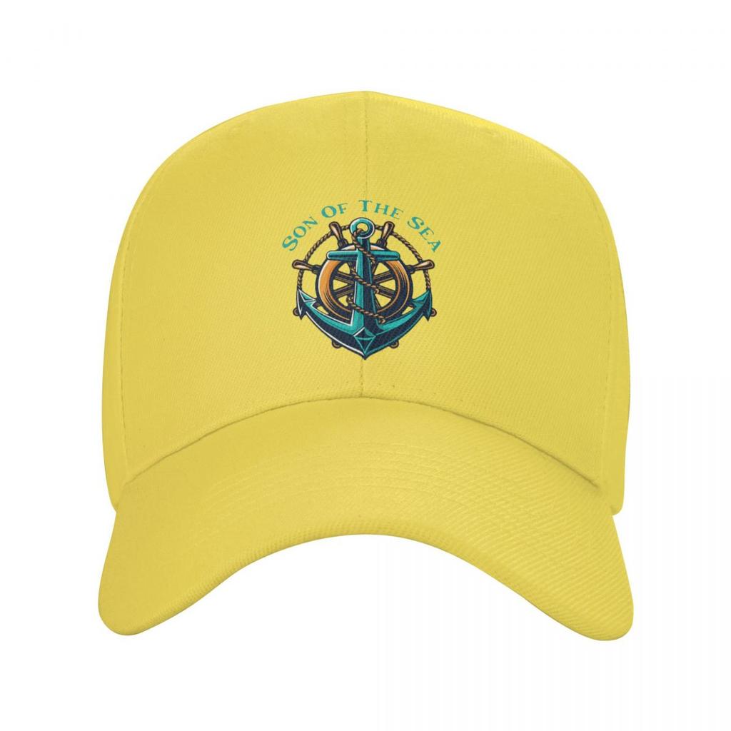 Son Of The Sea Baseball Cap Unisex Women Breathable Nautical Sailor Anchor Dad Hat Streetwear Snapback Caps Summer Hats