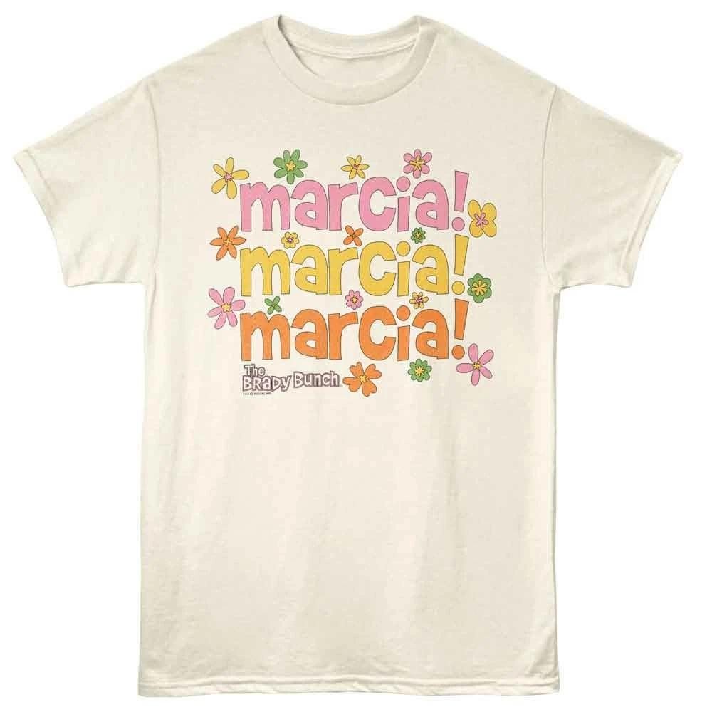 Brady Bunch - Marcia Marcia Marcia - Officially Licensed - Off-White Solid Front 100