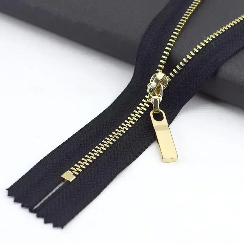 5/10Pcs 3# 15-30cm Close-end Metal Zippers Purse Handbag Zip Closure Decor Zipper for Clothes Pocket Zips DIY Sewing Accessory