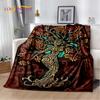 Rainbow 7 Chakra Mandala Bohemia Soft Plush Blanket,Flannel Blanket Throw Blanket for Living Room Bedroom Bed Sofa Picnic Cover
