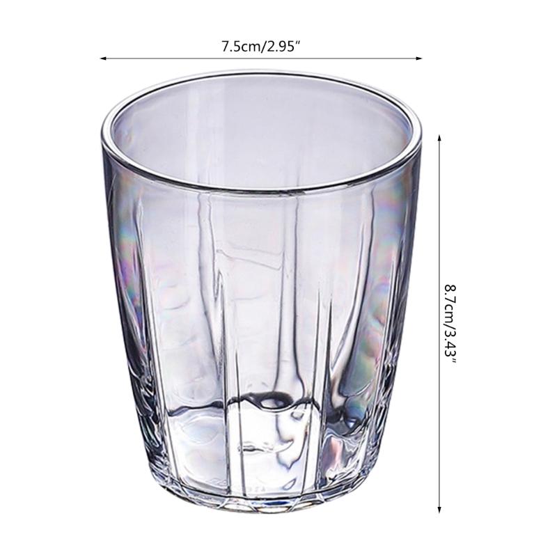 Shatterproof Water Tumblers Acrylic Drinking Glasses for Party Bar Wine Glasses