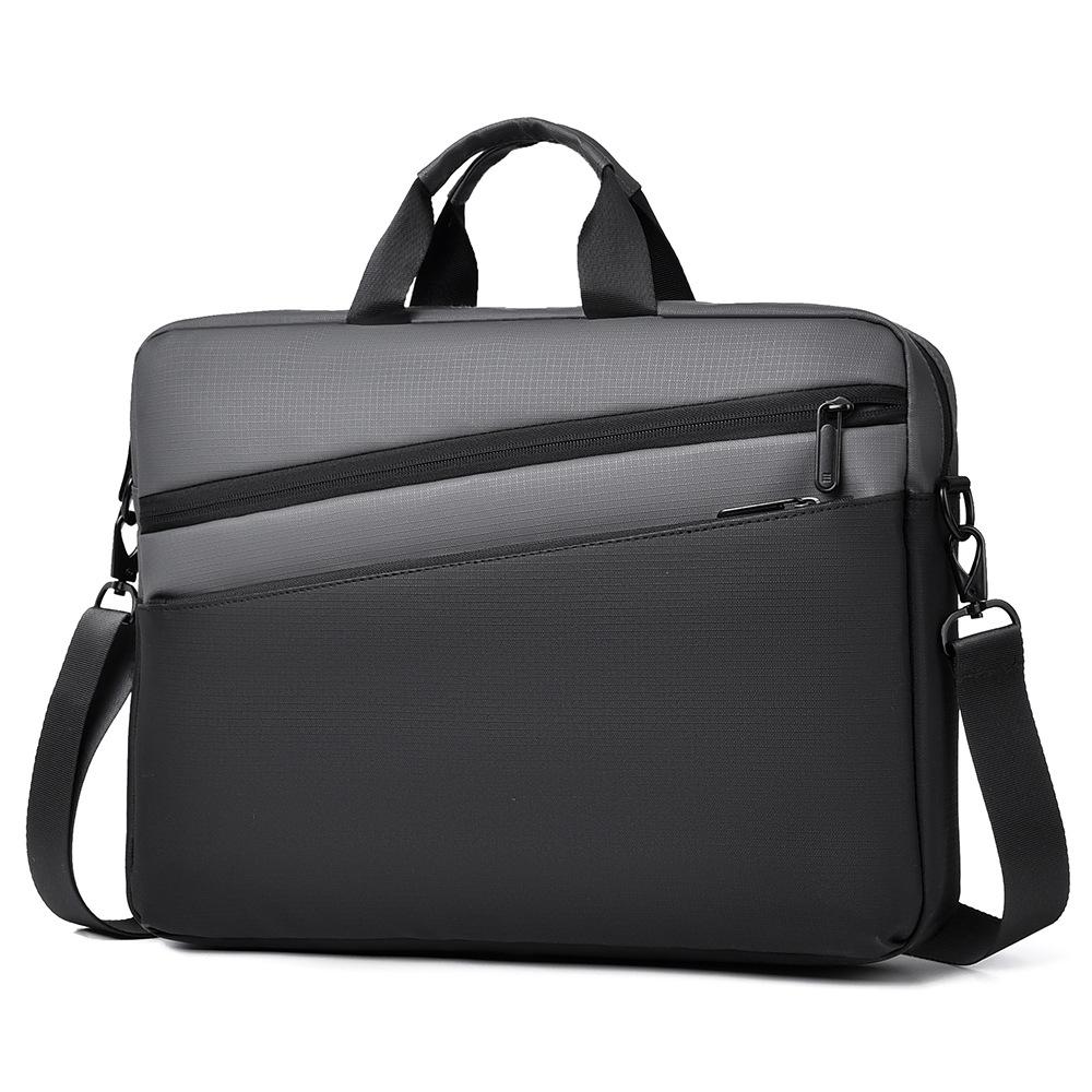 

Casual portable meeting bag Large capacity portable laptop bag Business commuter briefcase