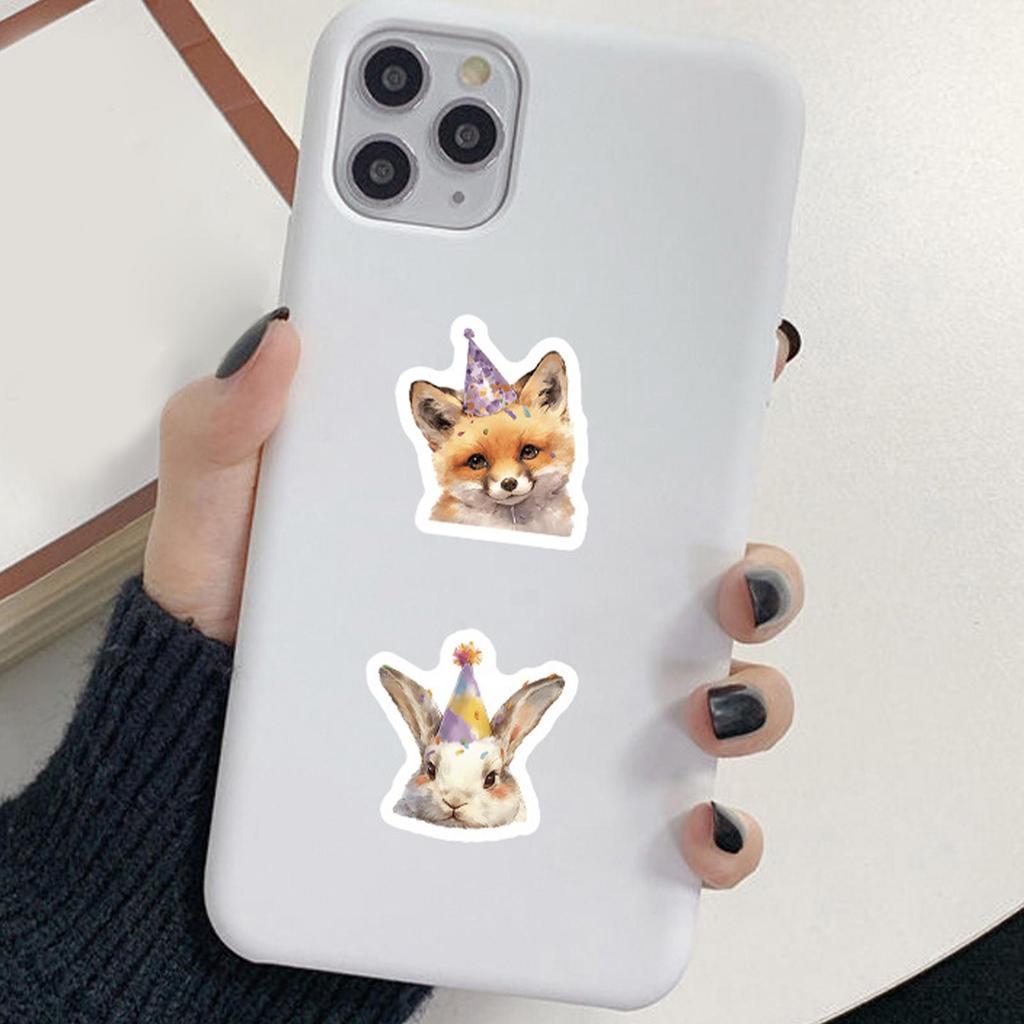 Happy Birthday Stickers 500 Pieces Cute Adhesive Decoration Birthday Party Table Stickers For Phone Cases Textbooks Pencil Cases