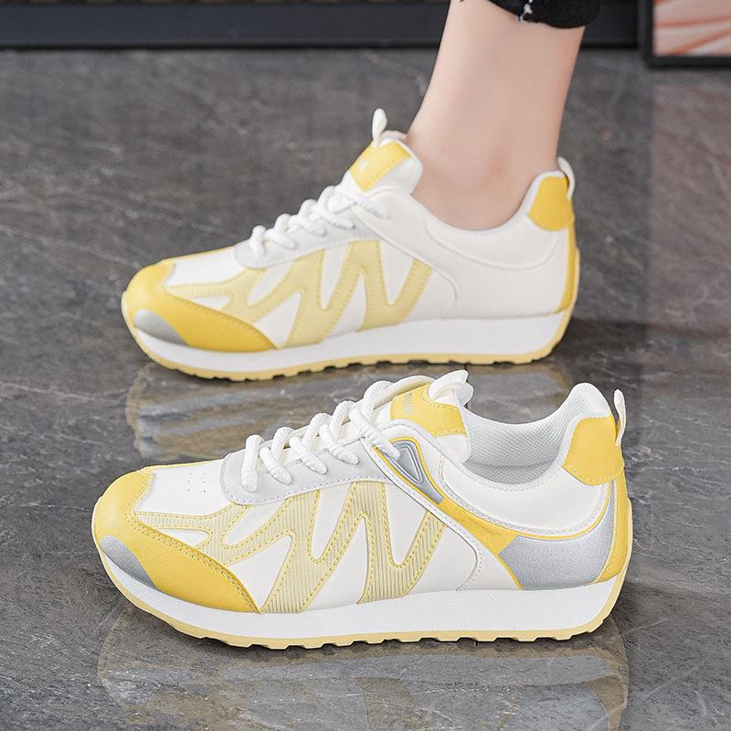 

New Style Dad Shoes - Breathable Women s Versatile Sport and Casual Sneakers 40 жовтий/срібний