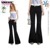 Low-Waist Flared Cargo Pants