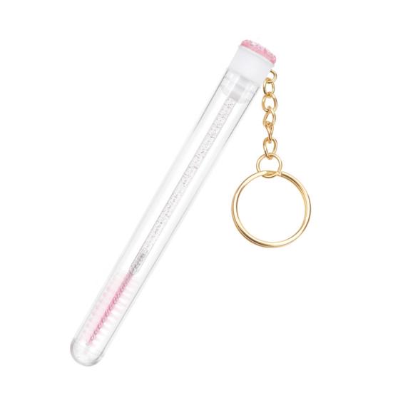 

Yousheng 1 набор щеточек для ресниц с пряжкой из страз, модная специальная трубка, косметический инструмент, пластиковая искусственная хрустальная щеточка для ресниц для женщин