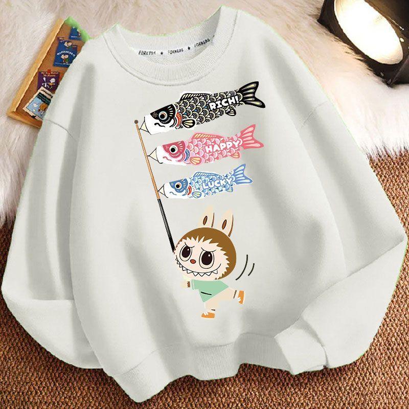 Cute and Loose Hoodies for Children, Fashionable Long-sleeved Hoodies for Boys and Girls In Spring and Autumn