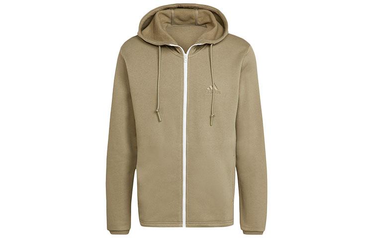 Adidas Jackets Men s Light Green Hooded Moderate Other HU0294 L