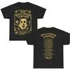 Hollywood Vampires Europe UK Tour 2026 Ouija Two Sided Graphic Tee Unisex Cotton