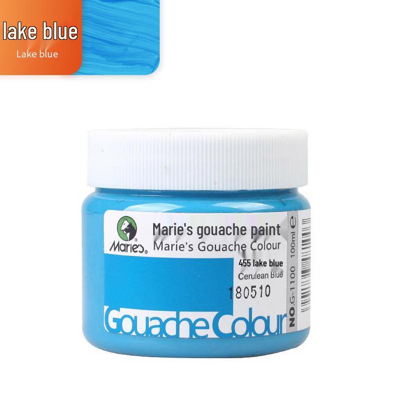 Mali Afwasbare Gouache Verf 100ml - Handgeschilderde Kleuren voor Kinderen en Studenten