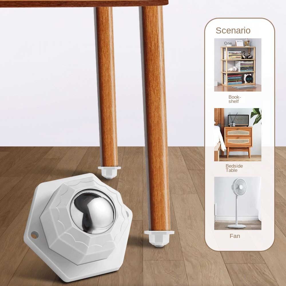 Furniture Self Adhesive Furniture Hardware 360 Degree Base Roller Furniture Casters Mini Swivel Wheels Universal Wheel