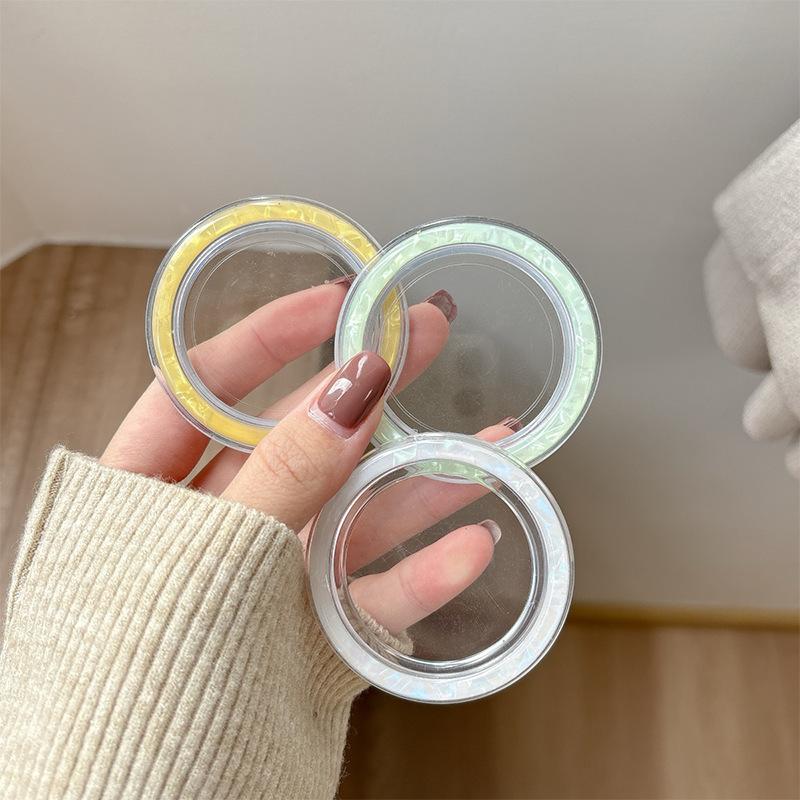 Wind Magnetic Desktop Phone Airbag Bracket Transparent Chassis Base Diy Accessories Simple Girl Decoration