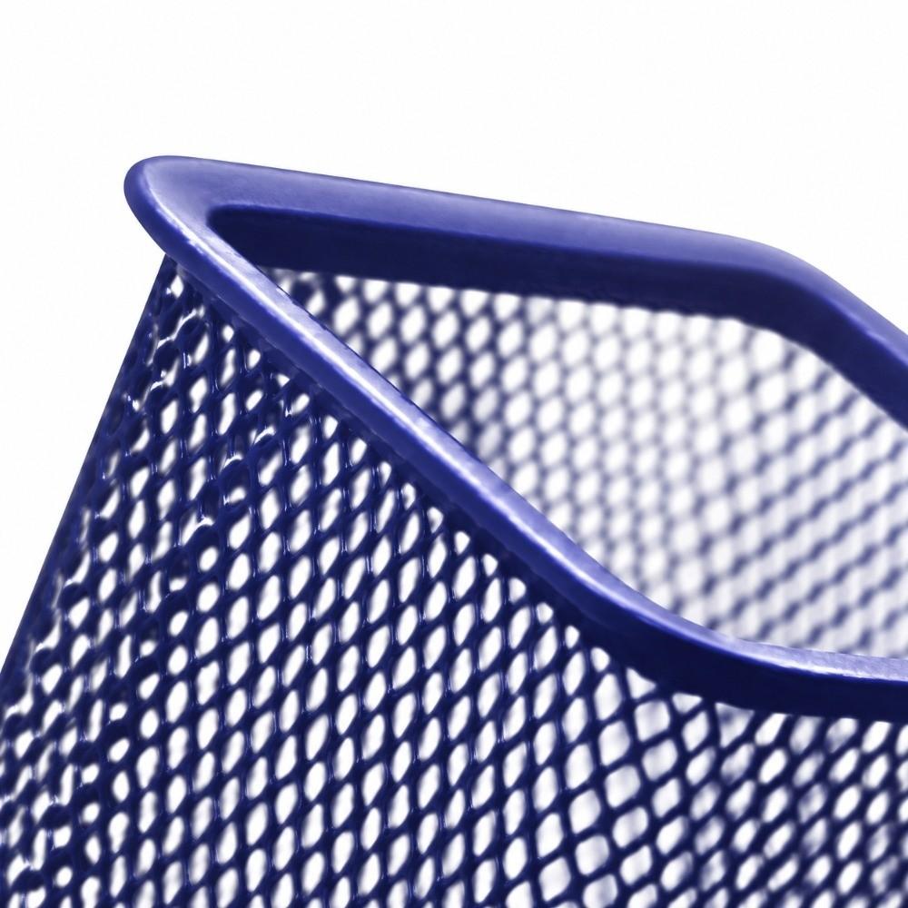 2 pcs Square Shape Pen Holder Solid Structure Square Storage Tube Desktop Organizer Study Table