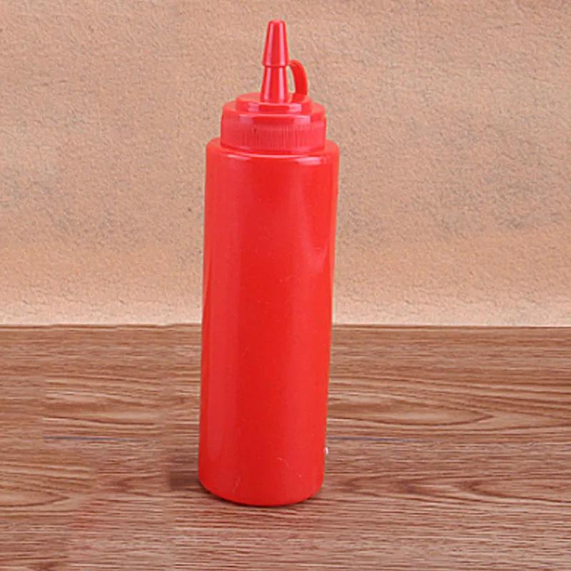 Sauce Bottle Cooking Tools Plastic Squeeze Bottle Olive Oil Storage Jar Condiment Dispenser Vinegar Seasoning Accessories