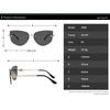 Cat Eye Metal Borderless Retro Men Women Sunglasses Fashion Trend Outdoor Sunscreen Sunshade Street Photography Glasses